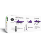 Strap-On-Me - Multi Orgasm Dildo - Strapless Strap-on met Luchtdruk Stimulatie - Paars - Large