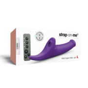Strap-On-Me - Multi Orgasm Dildo - Strapless Strap-on met Luchtdruk Stimulatie - Paars - Large