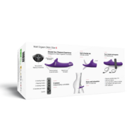 Strap-On-Me - Multi Orgasm Dildo - Strapless Strap-on met Luchtdruk Stimulatie - Paars - Small
