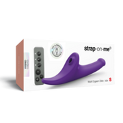 Strap-On-Me - Multi Orgasm Dildo - Strapless Strap-on met Luchtdruk Stimulatie - Paars - Small