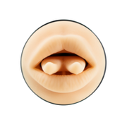 Kiiroo - FeelStar Stroker - Masturbator -  Leigh Raven - Gespleten Tong