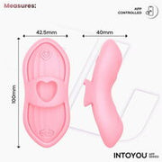 IY - Laia - Verwarmde Vingervibrator - Met App Control - Roze