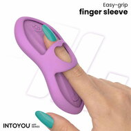 IY - Laia - Verwarmde Vingervibrator - Met App Control - Lila