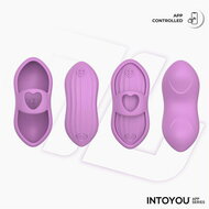 IY - Laia - Verwarmde Vingervibrator - Met App Control - Lila