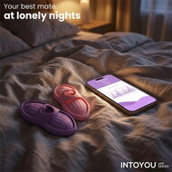 IY - Laia - Verwarmde Vingervibrator - Met App Control - Lila