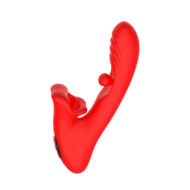 IY - Franky - Knabbelende Vibrator met Roterende Bal - Met App Control - Rood