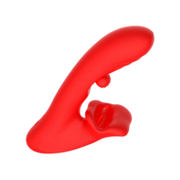 IY - Franky - Knabbelende Vibrator met Roterende Bal - Met App Control - Rood