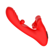 IY - Franky - Knabbelende Vibrator met Roterende Bal - Met App Control - Rood