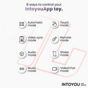 IY - Franky - Knabbelende Vibrator met Roterende Bal - Met App Control - Rood