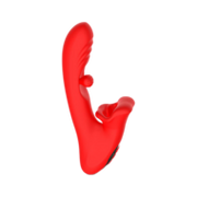 IY - Franky - Knabbelende Vibrator met Roterende Bal - Met App Control - Rood