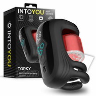 IY - Torky - Compressing Rotating Masturbator with App Control - Zwart