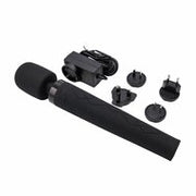 Pixey Deluxe - Black Velvet - Wand Vibrator - Medium