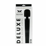 Pixey Deluxe - Black Velvet - Wand Vibrator - Medium - Large