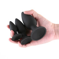 Renegade - Triple Strike - Buttplug Set - Zwart