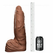 Fist Club - GIRTH QUAKE - Siliconen Dildo - 38 x 9,6 cm - Lichte Huidskleur