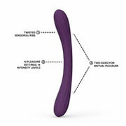 LELO - Boomerang - Dubbelzijdige Vibrator - Dubbele Motor - Paars