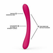 LELO - Boomerang - Dubbelzijdige Vibrator - Dubbele Motor - Cerise