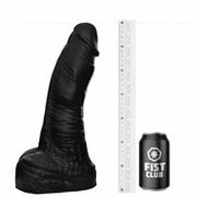Fist Club - RAWLOAD - Siliconen Dildo - 35 x 8,9 cm - Zwart