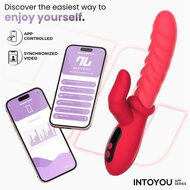 IY - Tingly - Golvende Vibrator met Vinger - App Control - Roze