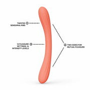 LELO - Boomerang - Dubbelzijdige Vibrator - Dubbele Motor - Coral