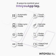 IY - Trixy - Driedubbele Kloppende Rabbit Vibrator met Likkende Tong - App Control - Rood