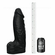 Fist Club - STRETCHPIG - Siliconen Dildo - 36 x 9 cm  - Zwart