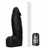 Fist Club - STRETCHPIG - Siliconen Dildo - 36 x 9 cm  - Zwart
