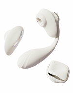 ZALO - Deya - Hands-free Vibrator - Modulair Kliksysteem - Ivoorwit