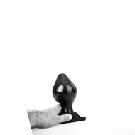 All Black - Big Boy Buttplug - Diameter 90 mm - Zwart