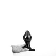 All Black - Big Boy Buttplug - Diameter 80 mm - Zwart