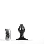 All Black - Big Boy Buttplug - Diameter 80 mm - Zwart