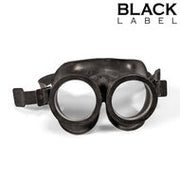 Black Label - Rubber Army Goggles - Fetish & Rubber Accessoire - Zwart