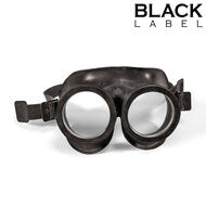 Black Label - Rubber Army Goggles - Fetish & Rubber Accessoire - Zwart