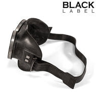 Black Label - Rubber Army Goggles - Fetish & Rubber Accessoire - Zwart