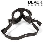 Black Label - Rubber Army Goggles - Fetish & Rubber Accessoire - Zwart