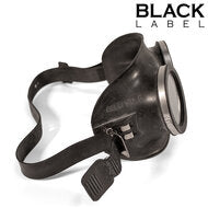 Black Label - Rubber Army Goggles - Fetish & Rubber Accessoire - Zwart