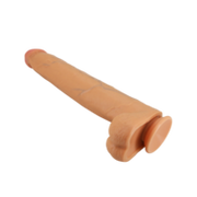 Pretty Love - Ansel - Super Grote Dildo - TPE - 36 cm - Lichte Huidskleur