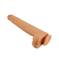 Pretty Love - Ansel - Super Grote Dildo - TPE - 36 cm - Lichte Huidskleur