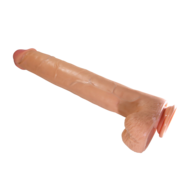 Pretty Love - Rael - Super Grote Dildo - TPE - 40 cm - Lichte Huidskleur