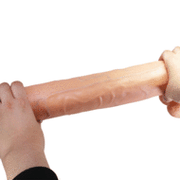 Pretty Love - Rael - Super Grote Dildo - TPE - 40 cm - Lichte Huidskleur