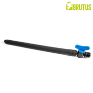 Brutus - Siliconen Anaal Douche met Afsluitklep - Zwart - Maat M