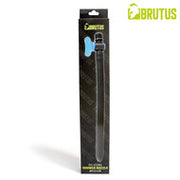 Brutus - Siliconen Anaal Douche met Afsluitklep - Zwart - Maat S