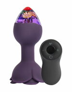 LOVISS - Posy - Garden Vibrerende Buttplug met afstandsbediening – Paars
