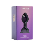 LOVISS - Posy - Garden Vibrerende Buttplug met afstandsbediening – Paars