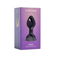 LOVISS - Posy - Garden Vibrerende Buttplug met afstandsbediening – Paars
