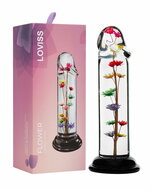 LOVISS Helichrysum Garden Flower Dildo Smooth – Transparant