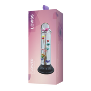 LOVISS Helichrysum Garden Flower Dildo Smooth – Transparant
