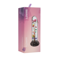 LOVISS Helichrysum Garden Flower Dildo Smooth – Transparant