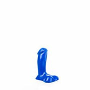 All Blue - Dildo - 14 x 5 cm - blauw