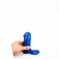 All Blue - Dildo - 14 x 5 cm - blauw